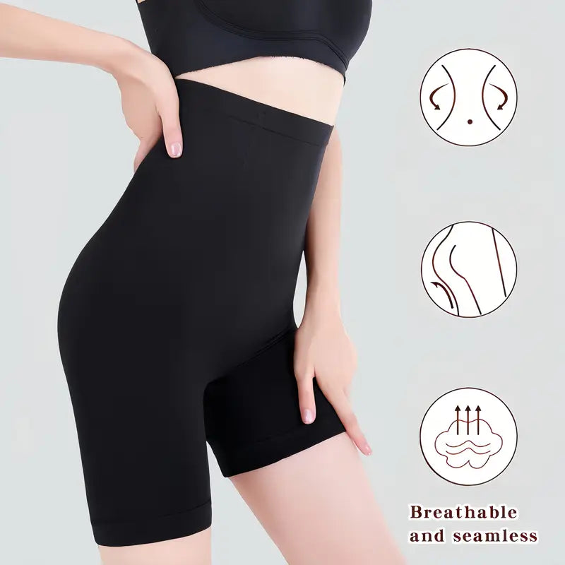 🏆 High-waisted women's silk satin underwear with tummy control and hip-lifting effect 👑🌿