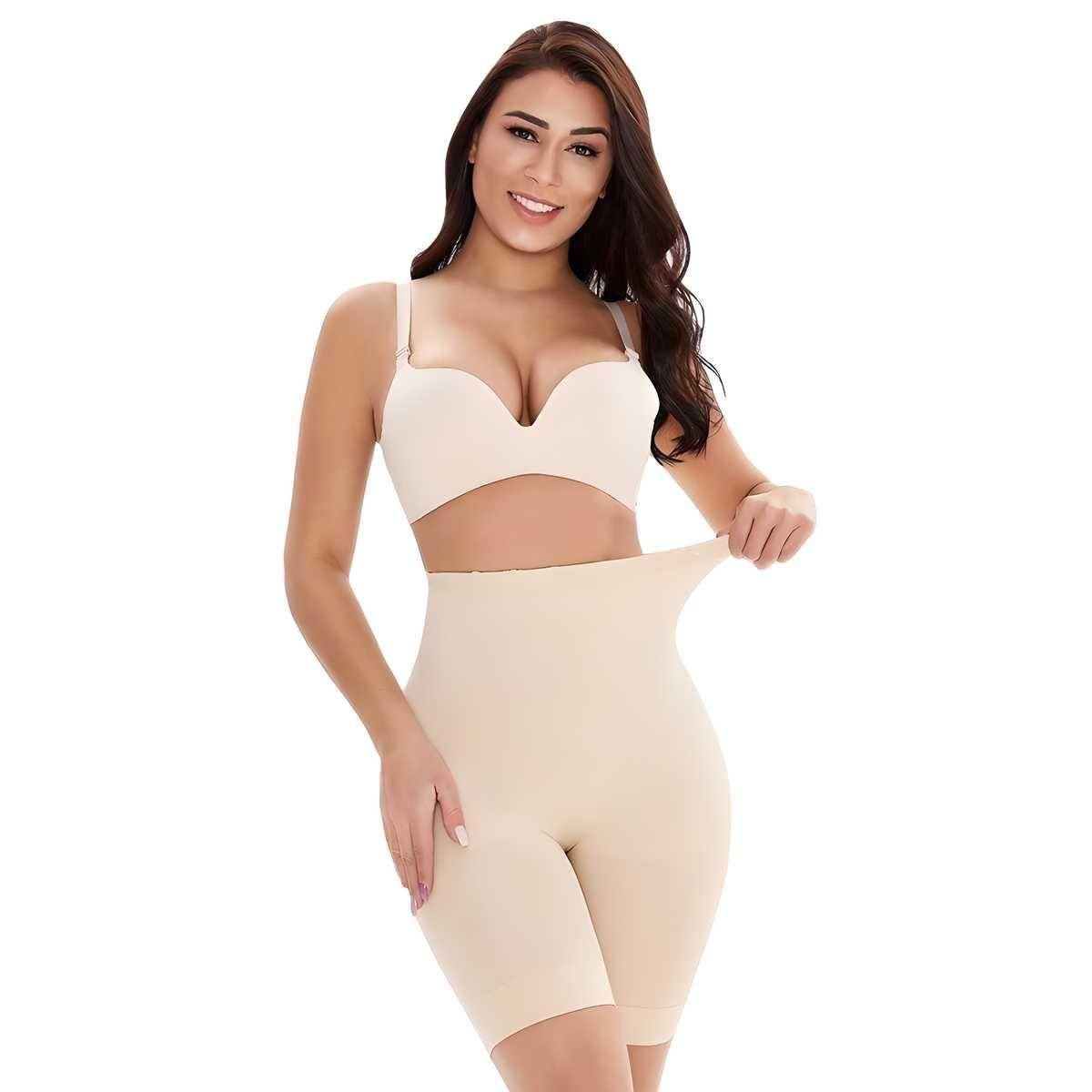 🏆 High-waisted women's silk satin underwear with tummy control and hip-lifting effect 👑🌿