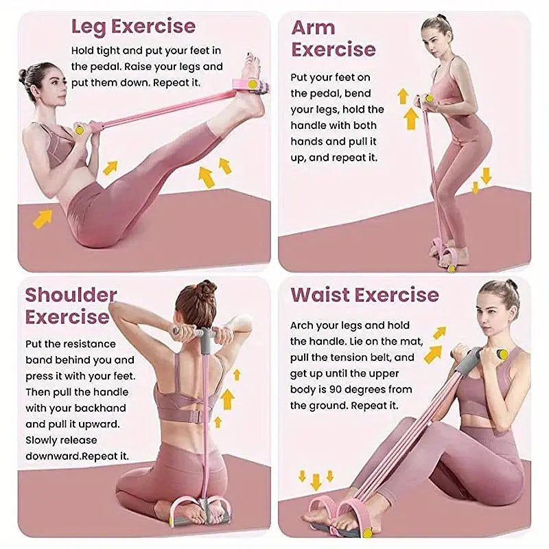 Yoga Pedal Puller Resistance Band Fitness Equipment