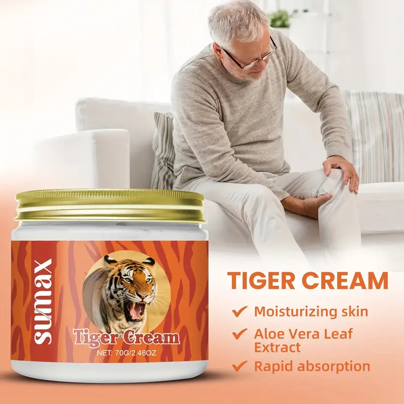 Tiger Massage Cream - 1.76oz Botanical Formula Joint & Muscle Relief Cream