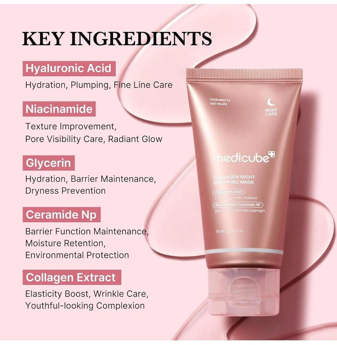 Collagen Night Wrapping Peel Off Mask Pack of 2