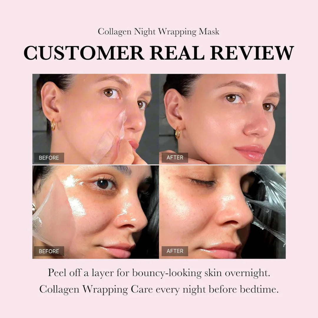Collagen Night Wrapping Peel Off Mask Pack of 2