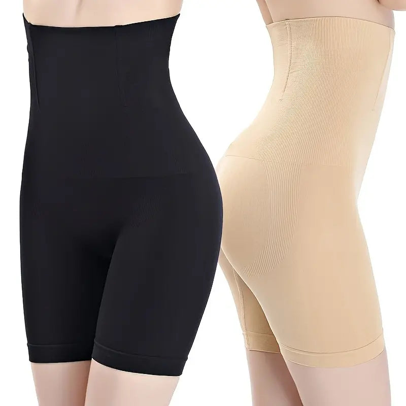🏆 High-waisted women's silk satin underwear with tummy control and hip-lifting effect 👑🌿