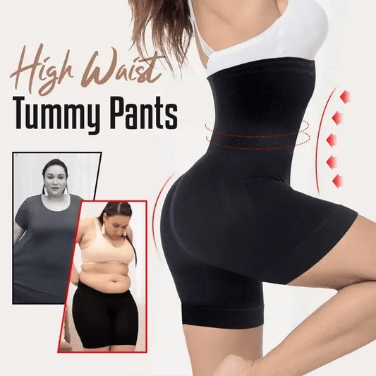 🏆 High-waisted women's silk satin underwear with tummy control and hip-lifting effect 👑🌿