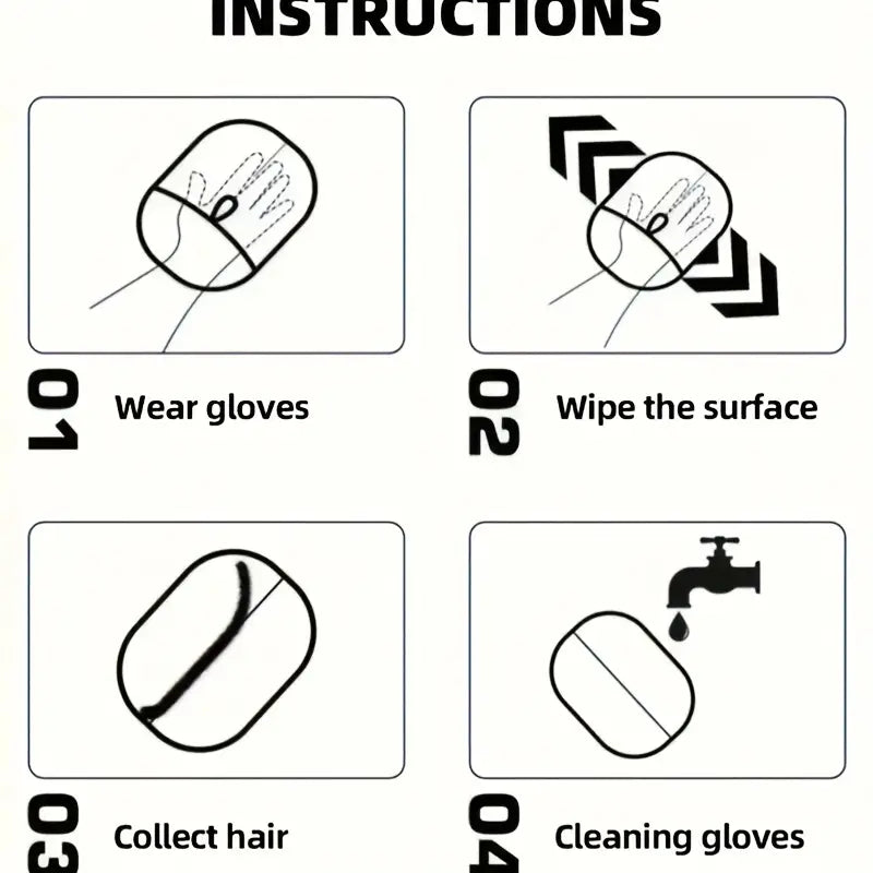 Pet Hair Removal Gloves