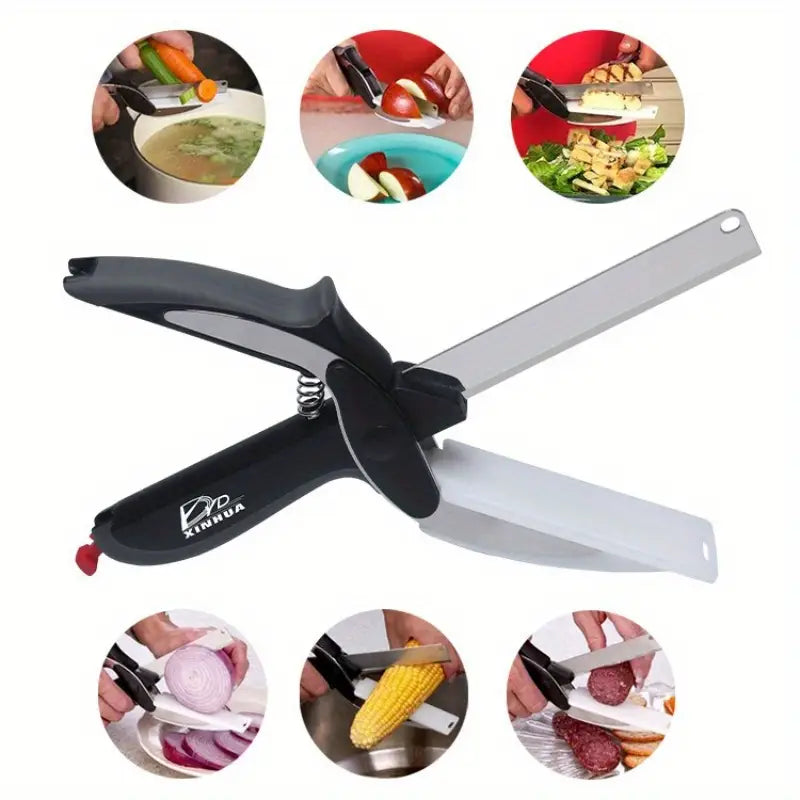 Clever Cutter - 2 in 1 Kitchen Knife / Cleaver Cutters