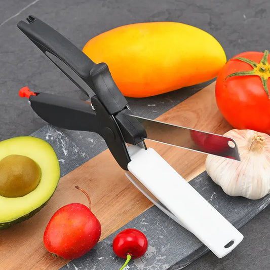 Clever Cutter - 2 in 1 Kitchen Knife / Cleaver Cutters