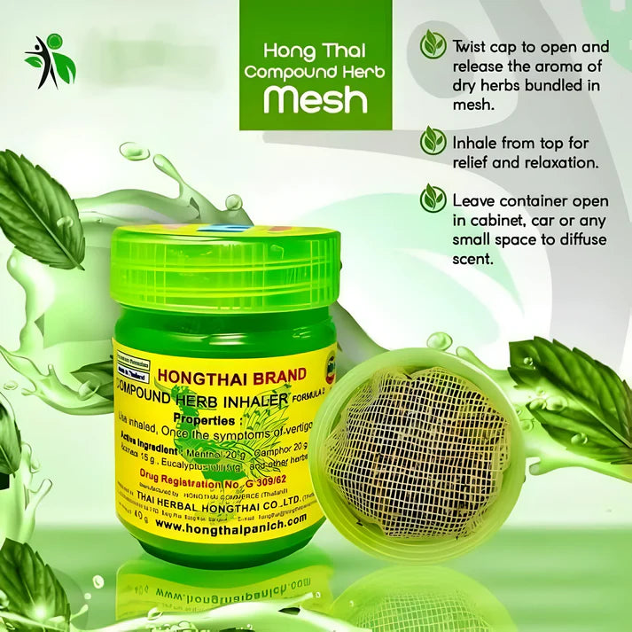 Hong Thai Traditional Herbal Inhaler 🌿🌬️ (Limited stock 🔥 Buy Now🔥🔥)
