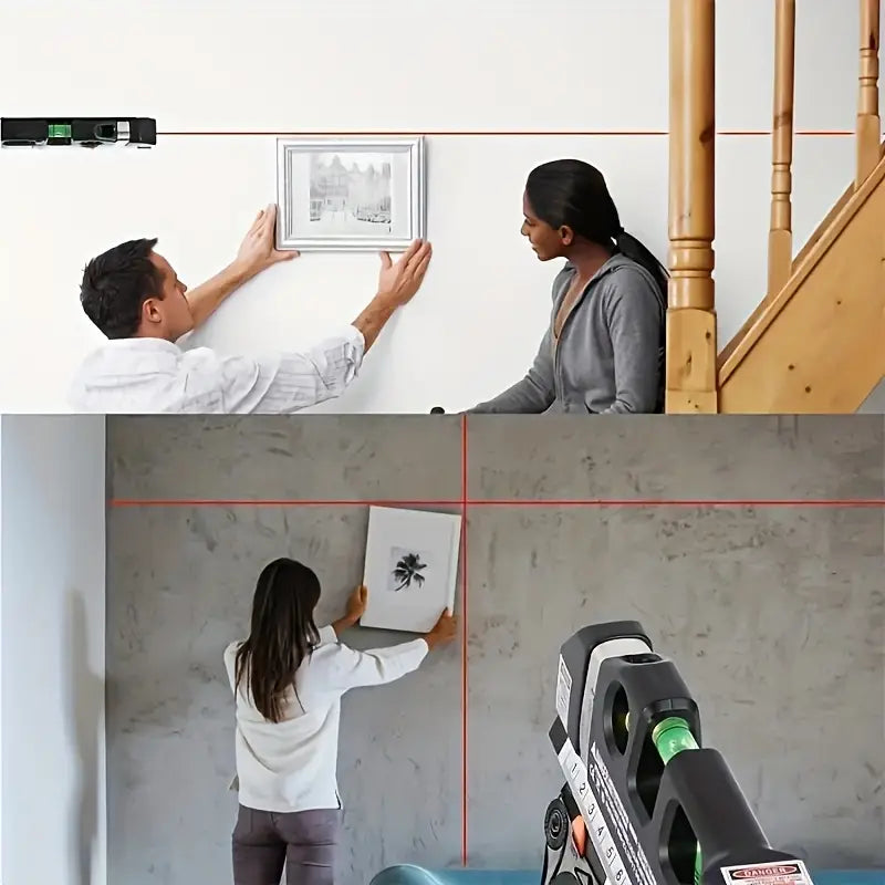 Distance Meter 4-in-1 Level Tape