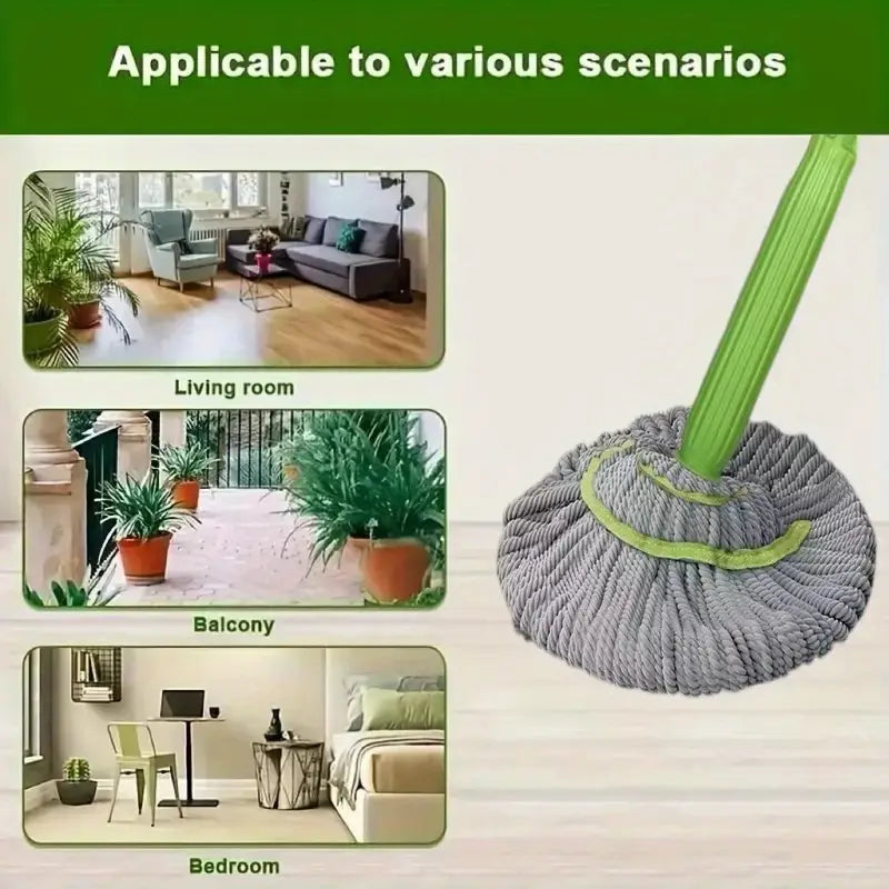 Self-twisting Water Rotating Mop